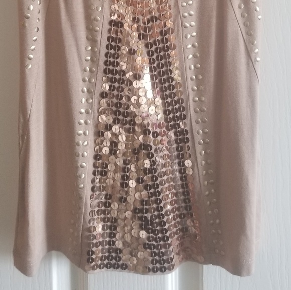 Tan Sequenced Top - Picture 4 of 4